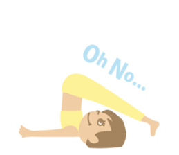 Sandee Yoga - English sticker #11700031