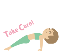 Sandee Yoga - English sticker #11700037