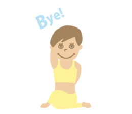 Sandee Yoga - English sticker #11700039