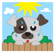 Cute Wanko sticker #11700125