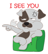 Cute Wanko sticker #11700140