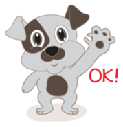 Cute Wanko sticker #11700141