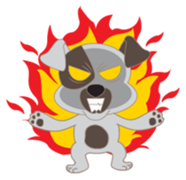 Cute Wanko sticker #11700145