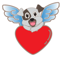 Cute Wanko sticker #11700155