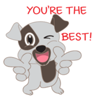 Cute Wanko sticker #11700157