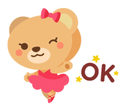 Bearellina - Cute Bear sticker #11700240