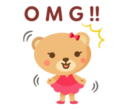 Bearellina - Cute Bear sticker #11700243