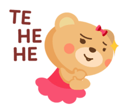 Bearellina - Cute Bear sticker #11700245