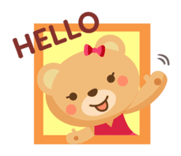 Bearellina - Cute Bear sticker #11700246