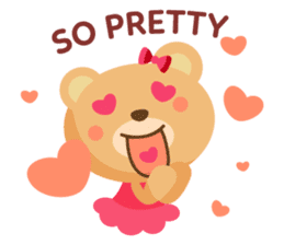 Bearellina - Cute Bear sticker #11700247