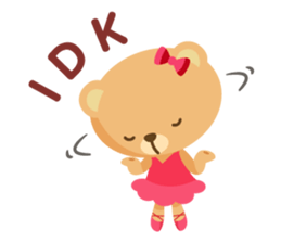 Bearellina - Cute Bear sticker #11700249