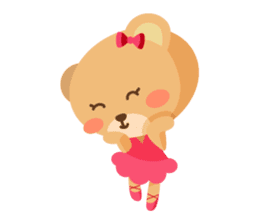 Bearellina - Cute Bear sticker #11700251