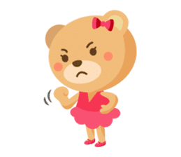Bearellina - Cute Bear sticker #11700252