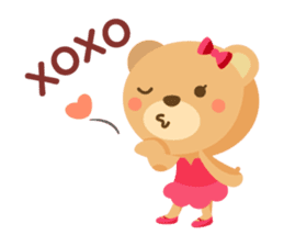 Bearellina - Cute Bear sticker #11700253