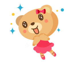 Bearellina - Cute Bear sticker #11700259