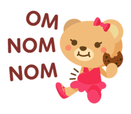 Bearellina - Cute Bear sticker #11700260