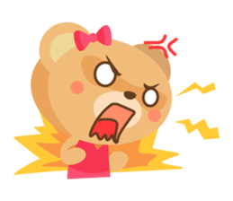 Bearellina - Cute Bear sticker #11700262