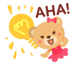 Bearellina - Cute Bear sticker #11700268