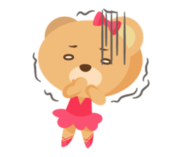 Bearellina - Cute Bear sticker #11700270