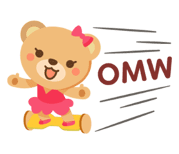 Bearellina - Cute Bear sticker #11700272