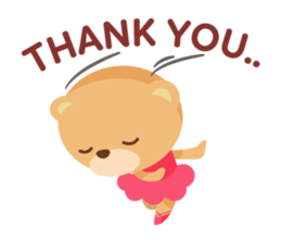 Bearellina - Cute Bear sticker #11700273