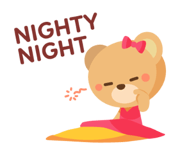 Bearellina - Cute Bear sticker #11700275