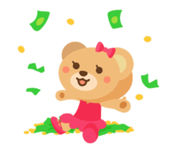 Bearellina - Cute Bear sticker #11700278