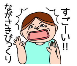 Nagasaki 's is a Sticker of . sticker #11700383