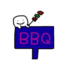 cute something like goast sticker #11700578