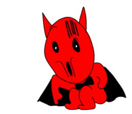 Rex The Little Devil Emotion sticker #11700749