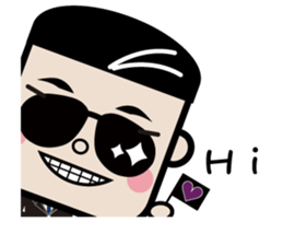 Cute man of sticker sticker #11701510