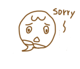 Transparent and colorful ball sticker #11702226