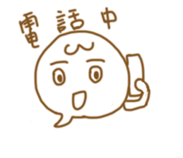 Transparent and colorful ball sticker #11702235