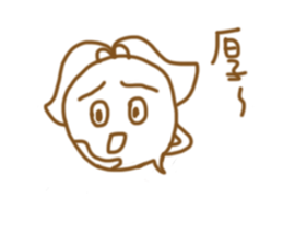 Transparent and colorful ball sticker #11702240