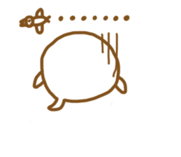 Transparent and colorful ball sticker #11702249