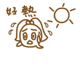 Transparent and colorful ball sticker #11702251