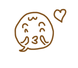 Transparent and colorful ball sticker #11702253