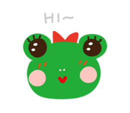 Cute Frog Prince GwahGwah sticker #11702576
