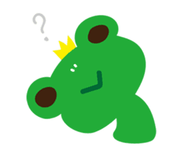 Cute Frog Prince GwahGwah sticker #11702577