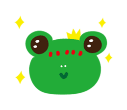 Cute Frog Prince GwahGwah sticker #11702579