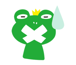 Cute Frog Prince GwahGwah sticker #11702581