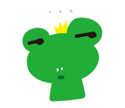Cute Frog Prince GwahGwah sticker #11702582