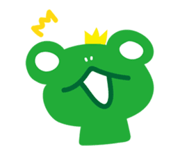 Cute Frog Prince GwahGwah sticker #11702583