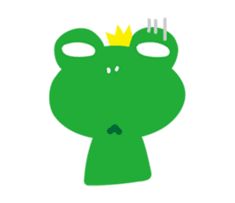 Cute Frog Prince GwahGwah sticker #11702584