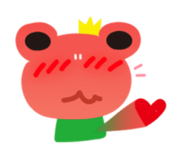 Cute Frog Prince GwahGwah sticker #11702586