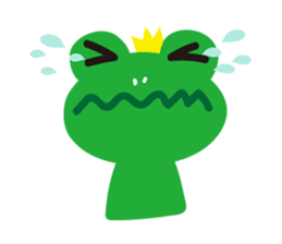 Cute Frog Prince GwahGwah sticker #11702591