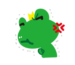 Cute Frog Prince GwahGwah sticker #11702595