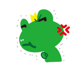 Cute Frog Prince GwahGwah sticker #11702595
