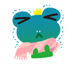 Cute Frog Prince GwahGwah sticker #11702598