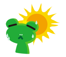 Cute Frog Prince GwahGwah sticker #11702599